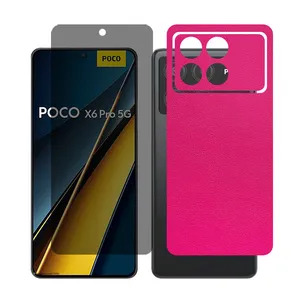 Glass Together model privacy Screen Protector Suitable for Xiaomi Poco X6 Pro Mobile Phone with Back cover sticker