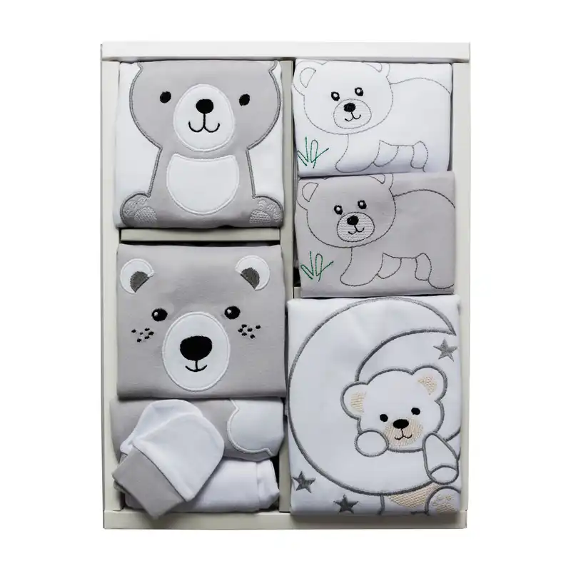 ست 19 تکه لباس نوزادی آمورا مدل Teddy Bear