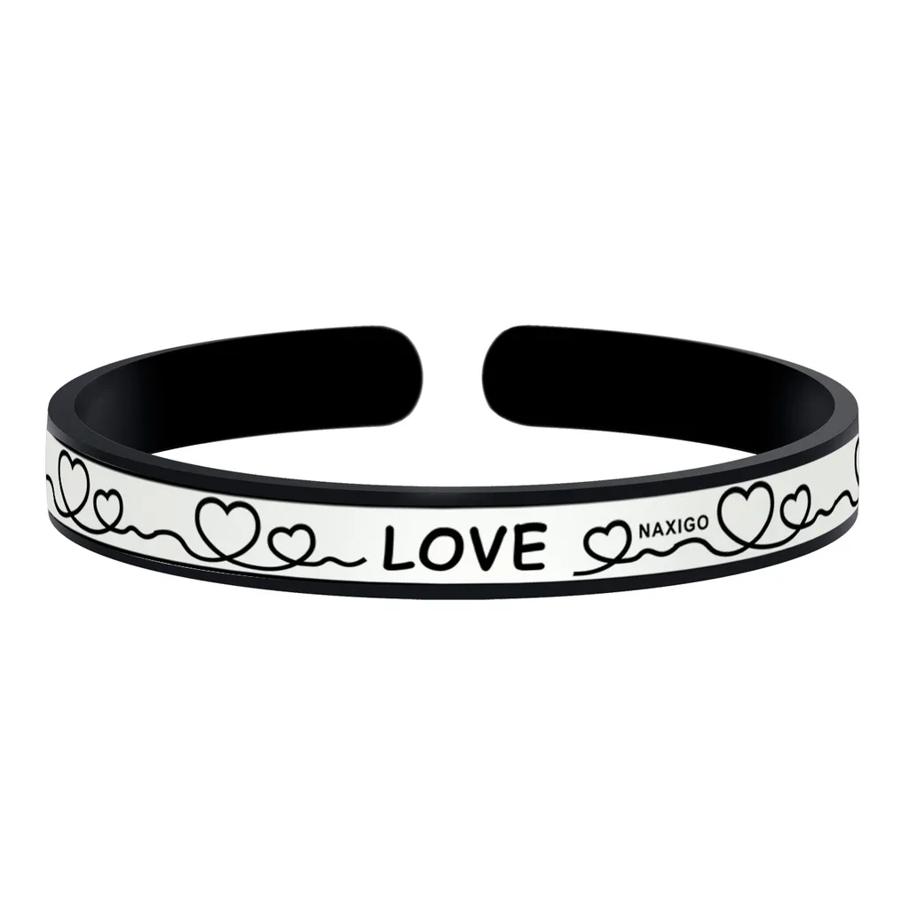 دستبند ناکسیگو طرح Love مدل BR4973