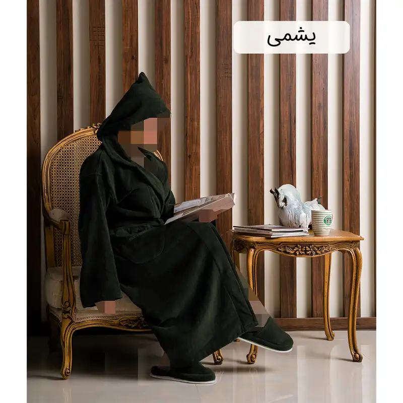 سرویس حوله پالتویی 2 تکه دنیز طرح فیوره سایز 125