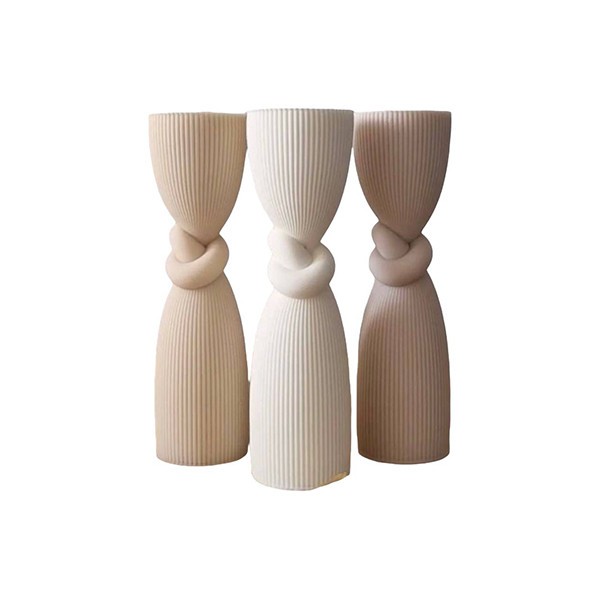 شمع دست ساز مدل گره ای شمع دست ساز مدل گره ای