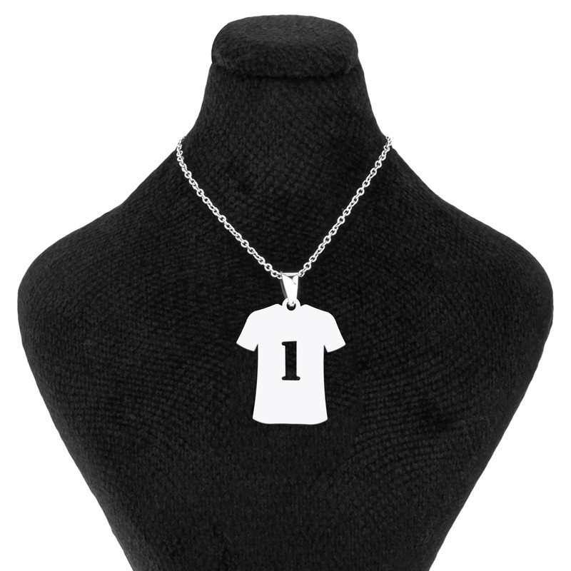 گردنبند گالری پرشین گلد مدل پیراهن بازیکن فوتبال شماره 1 گردنبند گالری پرشین گلد مدل پیراهن بازیکن فوتبال شماره 1