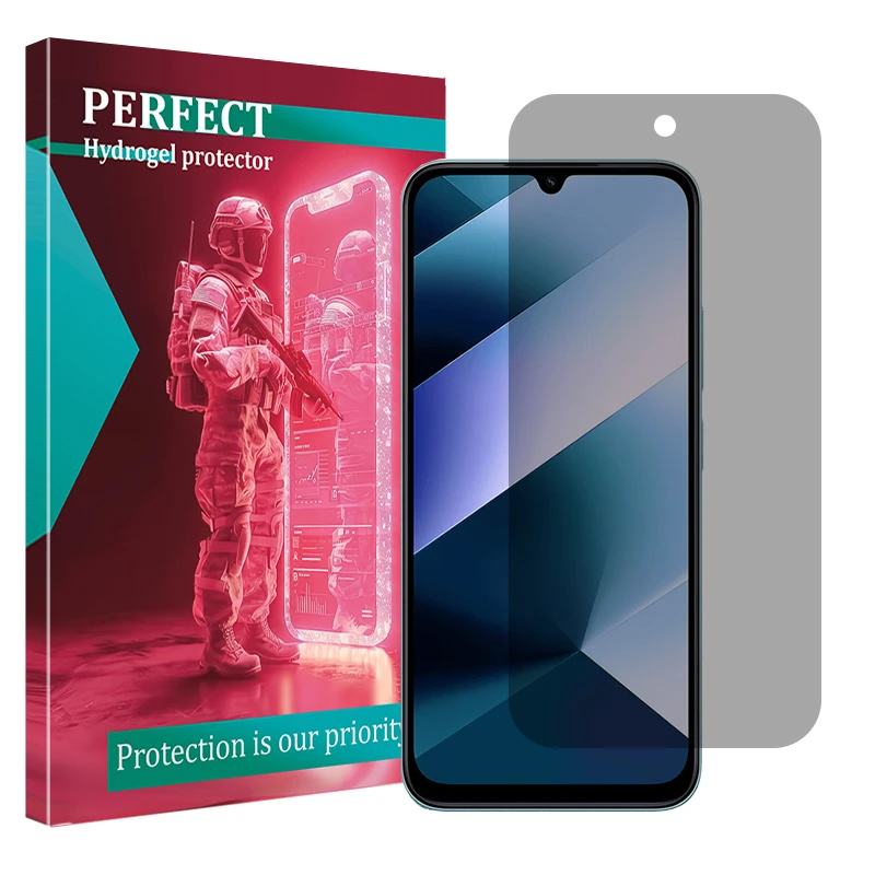 محافظ صفحه نمایش حریم شخصی پرفکت مدل Tough مناسب برای گوشی موبایل شیائومی Poco C85 4G