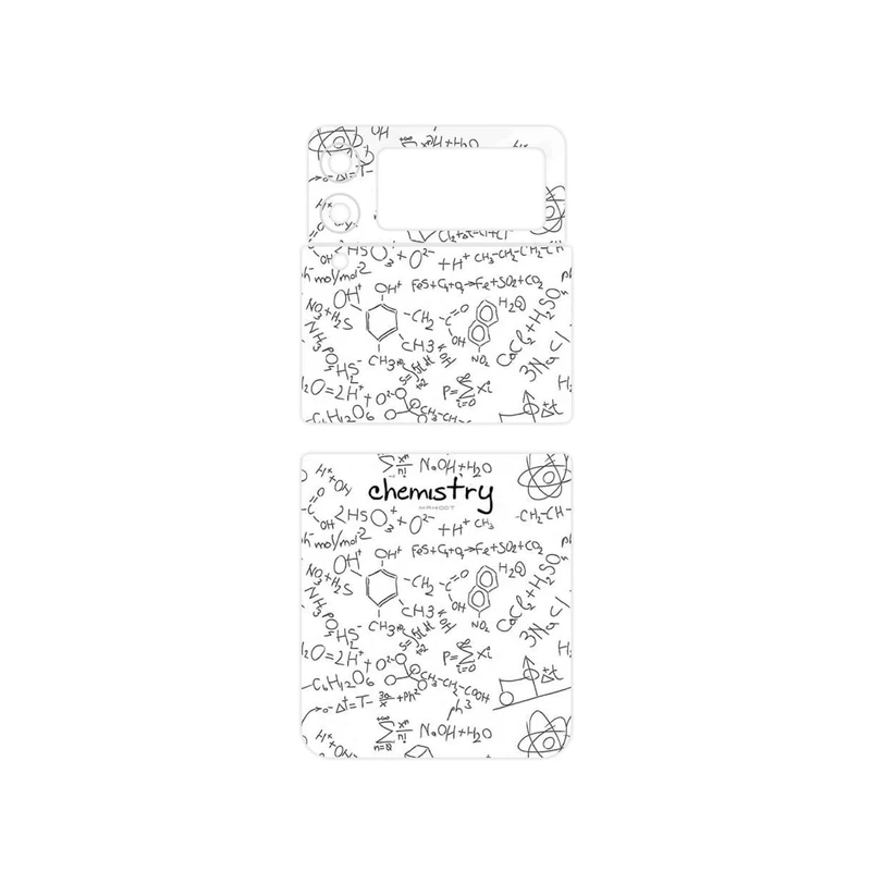 برچسب پوششی ماهوت مدل Chemistry Science مناسب برای گوشی موبایل سامسونگ Galaxy Z Flip3 5G