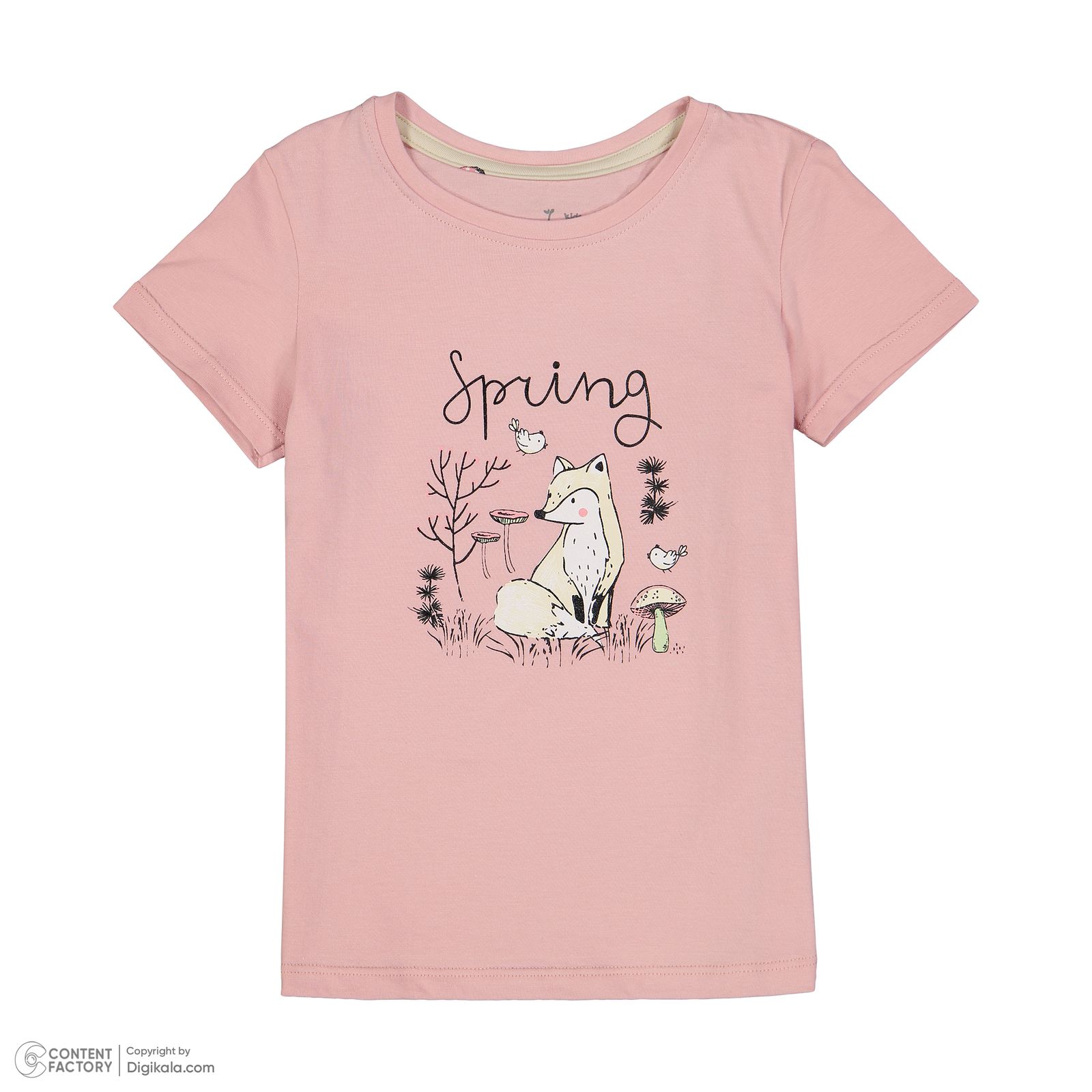 ست تی شرت و شلوار دخترانه ناربن مدل 8483 رنگ صورتی - - 7