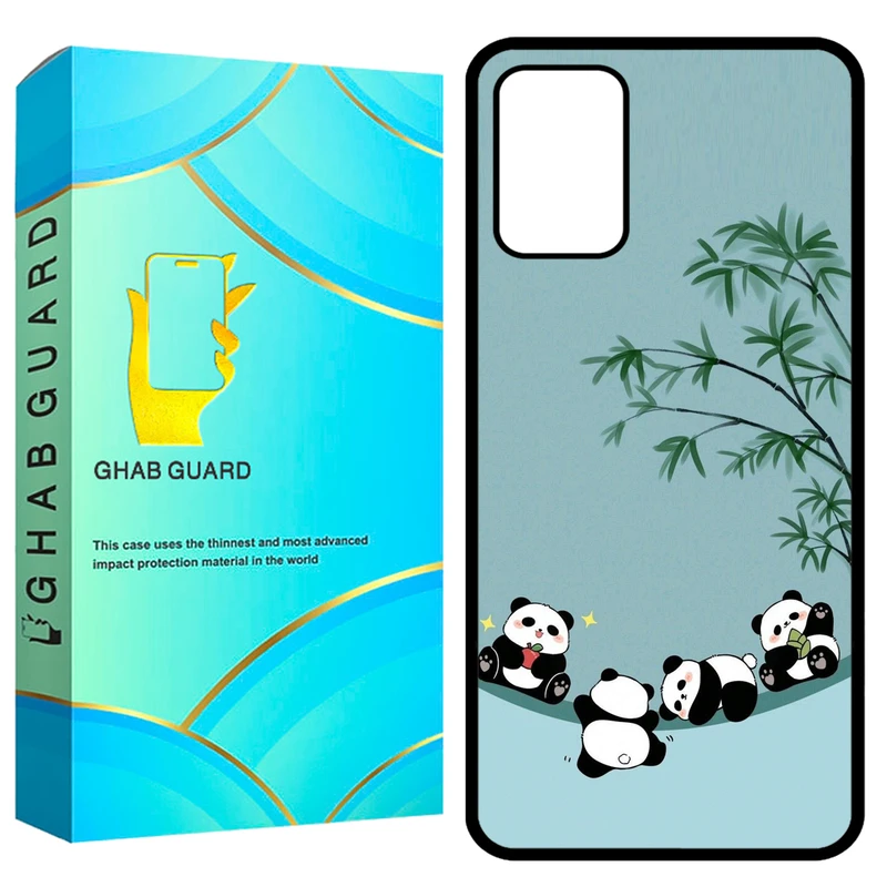 کاور قاب گارد طرح پاندا مدل GCHPA324 مناسب برای گوشی موبایل سامسونگ Galaxy A32 4G 