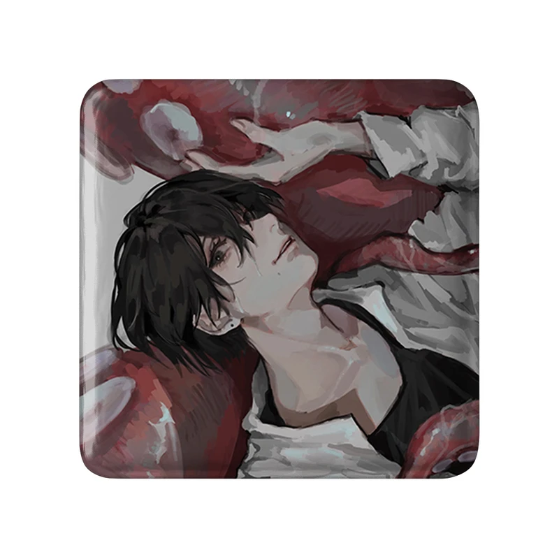 مگنت خندالو طرح یوشیدا انیمه مرد اره ای Chainsaw Man  مدل مربعی کد 22330