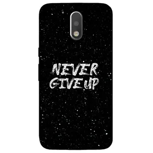 Megafone Never give up 1871 Cover For Motorola Moto G4