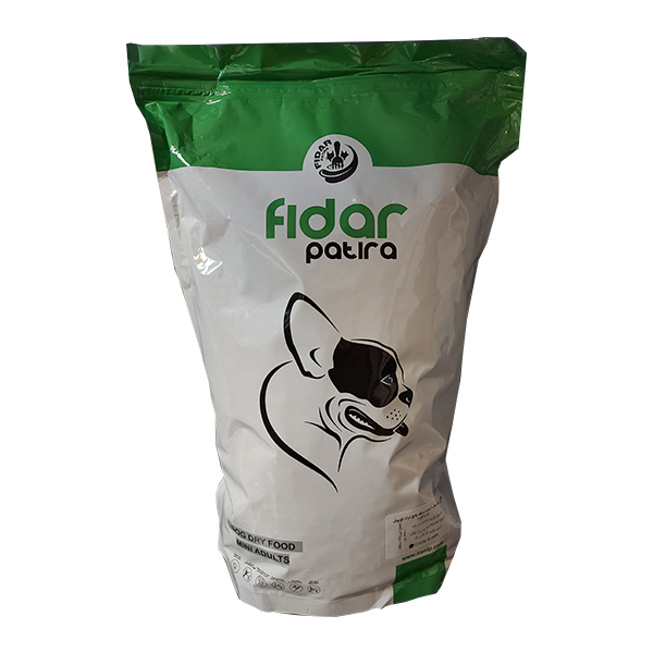 غذای خشک سگ فیدار پاتیرا مدل mini adult وزن 1.5 کیلوگرم