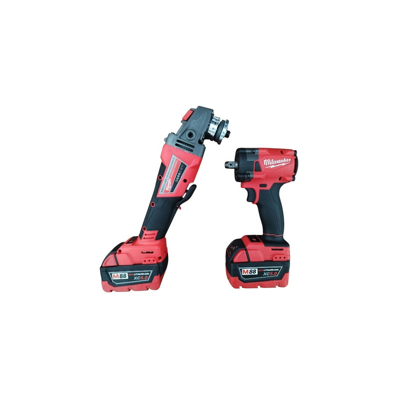 مینی فرز و آچار بکس شارژی میلواکی مدل M88B5  مجموعه 2 عددی