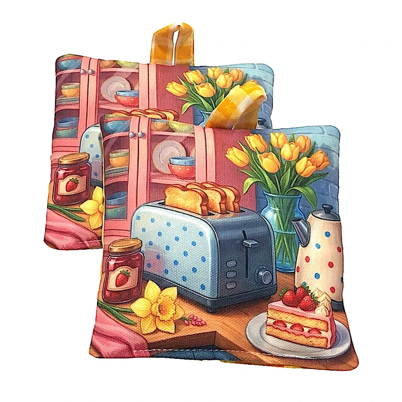 دستگیره آشپزخانه مدل Home Kitchen51 مجموعه دو عددی