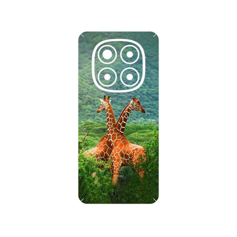 برچسب پوششی ماهوت مدل Giraffe مناسب برای گوشی موبایل شیائومی Redmi Note 14 Pro 5G