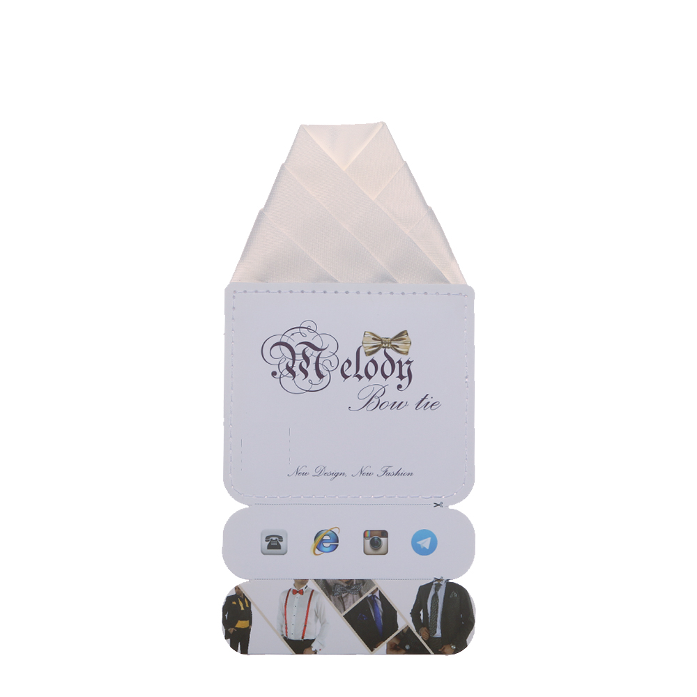 دستمال جیب مردانه ملودی مدل PS5107MSOwht