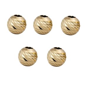 طلا گرمی 18 عیار گالری طلای نجفپور مدل گوی 0.200 بسته پنج عددی