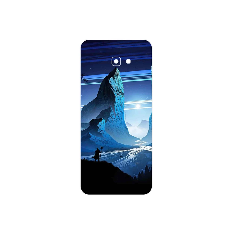 برچسب پوششی ماهوت مدل Blue Mountains Digital Art مناسب برای گوشی موبایل سامسونگ Galaxy J4 Plus