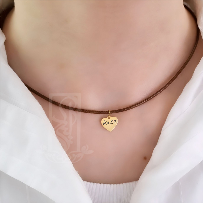 گردنبند طلا 18 عیار زنانه لیردا مدل اسم آویسا گردنبند طلا 18 عیار زنانه لیردا مدل اسم آویسا