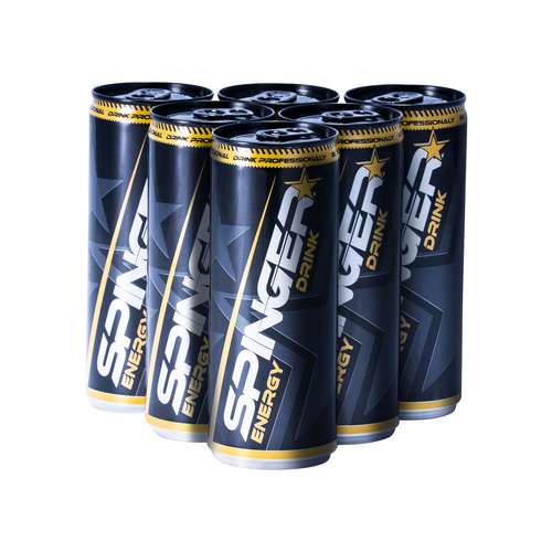 نوشیدنی انرژی زا اسپینگر -250 میلی لیتر بسته 6 عددی