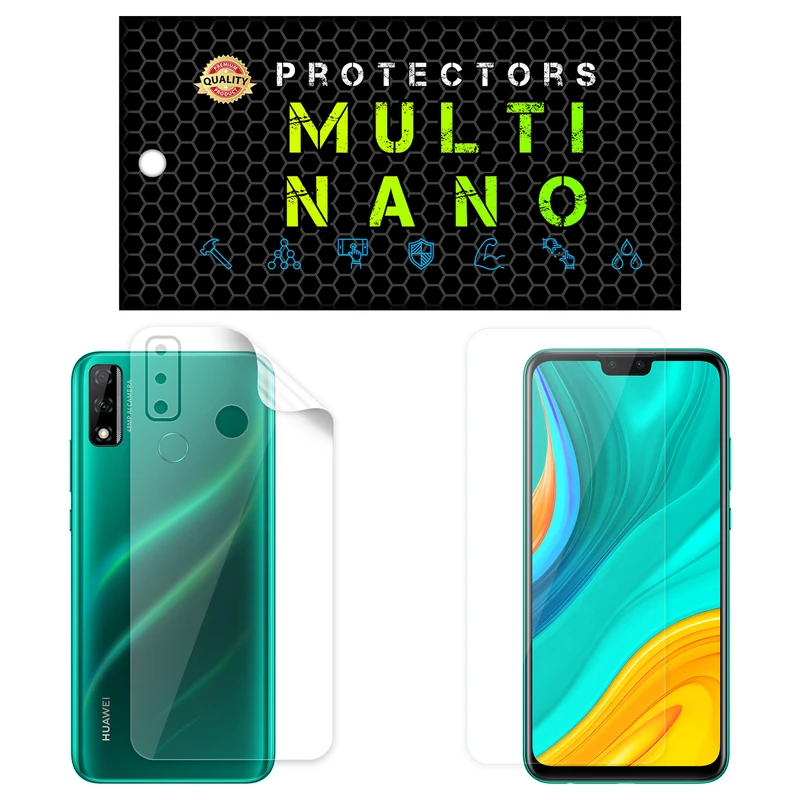 محافظ صفحه نمایش مولتی نانو مدل X-SFT مناسب برای گوشی موبایل هوآوی Y8S به همراه محافظ پشت