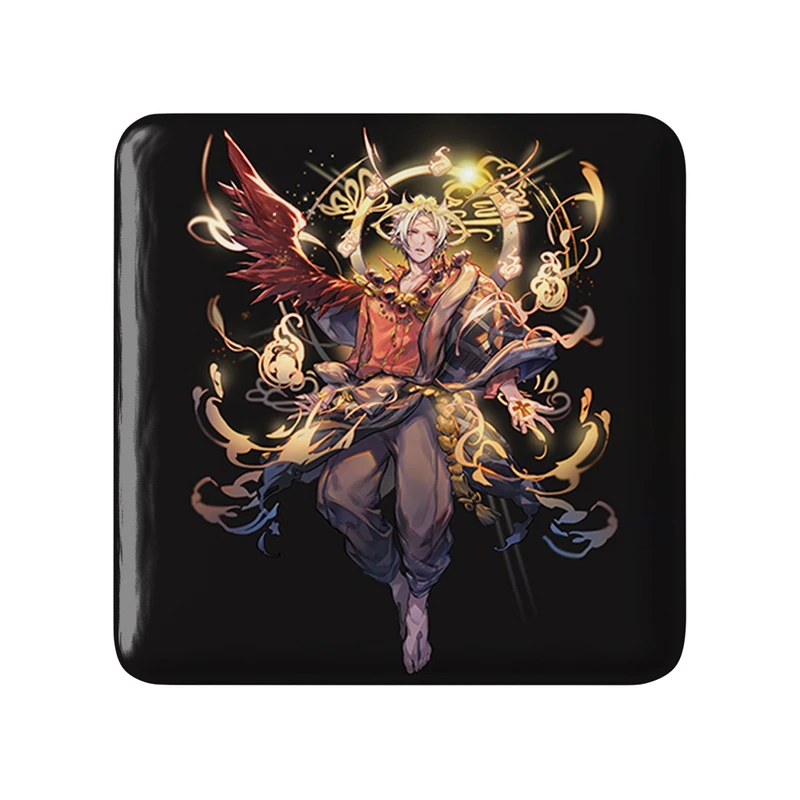 مگنت خندالو طرح موجین انیمه خدای دبیرستان مدل مربعی کد 34927