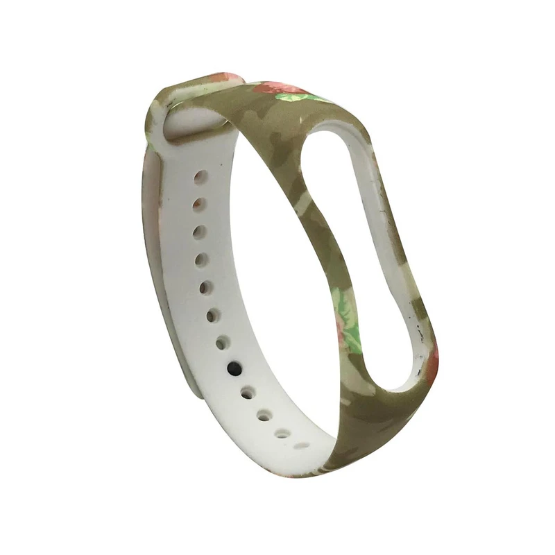 بند مدل squad_flower 01 مناسب برای مچ بند هوشمند شیائومی Mi Band 3 /Mi Band 4