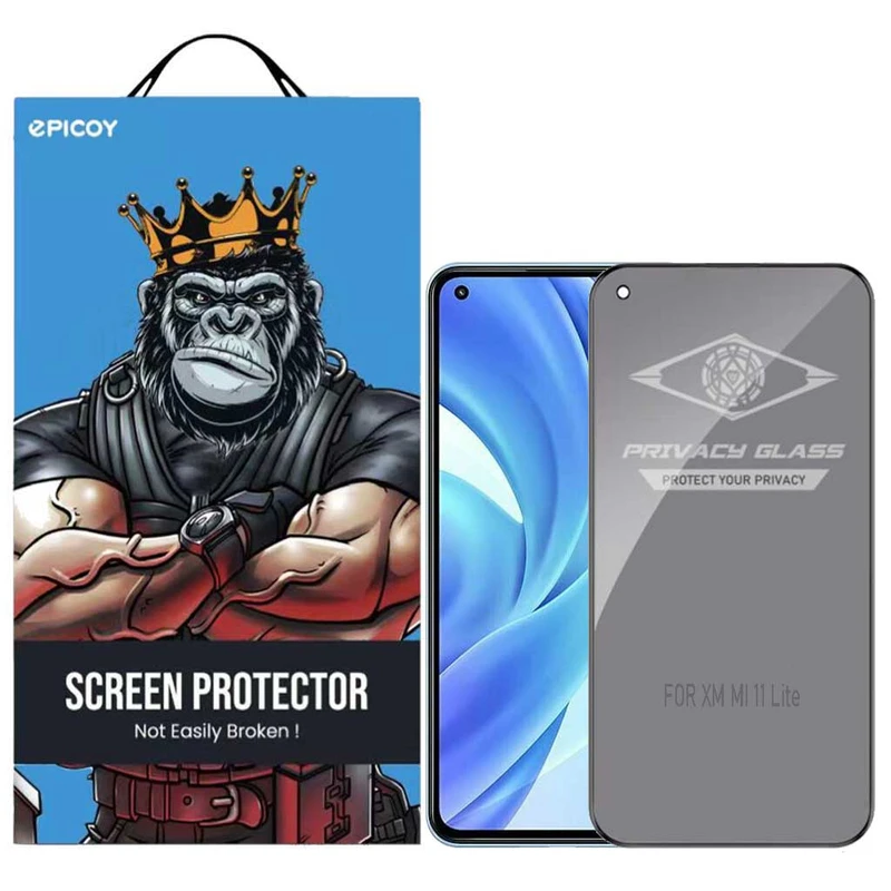 محافظ صفحه نمایش حریم شخصی اپیکوی مدل PvSight مناسب برای گوشی موبایل شیائومی Mi 11 Lite 4G/5G