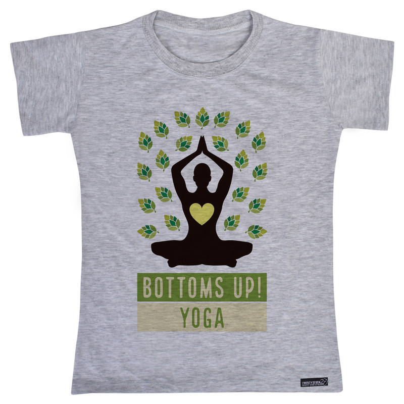 تی شرت آستین کوتاه دخترانه 27 مدل Community Yoga کد MH1535