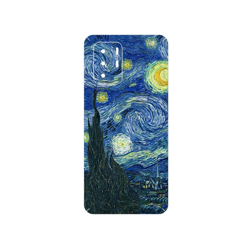 برچسب پوششی ماهوت مدل The Starry Night of van Gogh مناسب برای گوشی موبایل شیائومی Redmi Note 10 Pro (China)