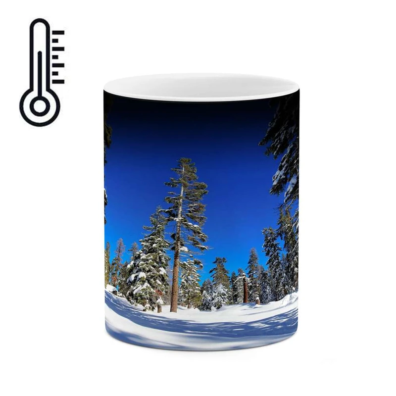 ماگ حرارتی کاکتی مدل منظره برفی کد mgh14935