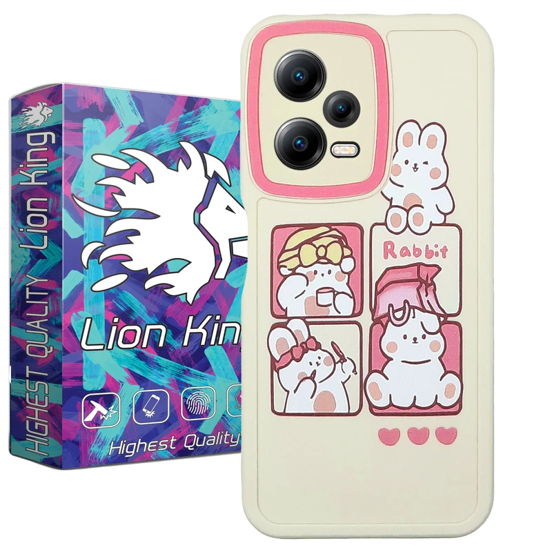   کاور لاین کینگ مدل خرگوشRabbit مناسب برای گوشی موبایل  شیائومی POCO X5