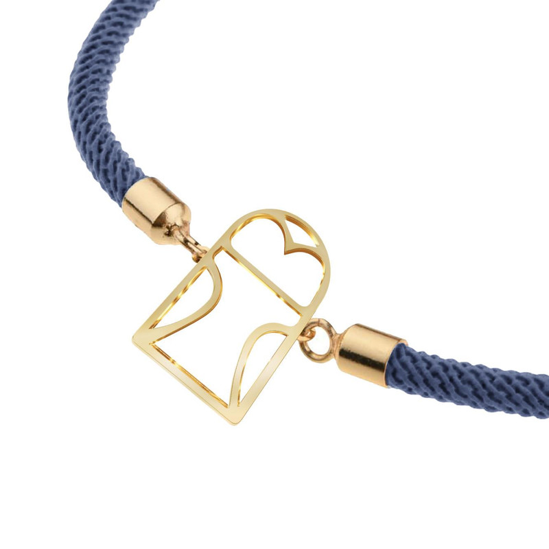 دستبند طلا 18 عیار زنانه مدوپد مدل جغد کد D12-10200