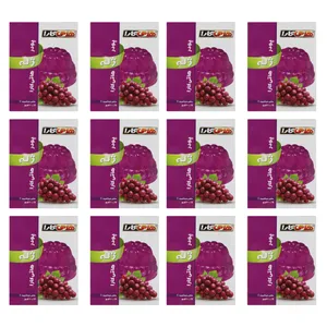 پودر ژله انگور هاتی کارا - 100 گرم بسته 12 عددی