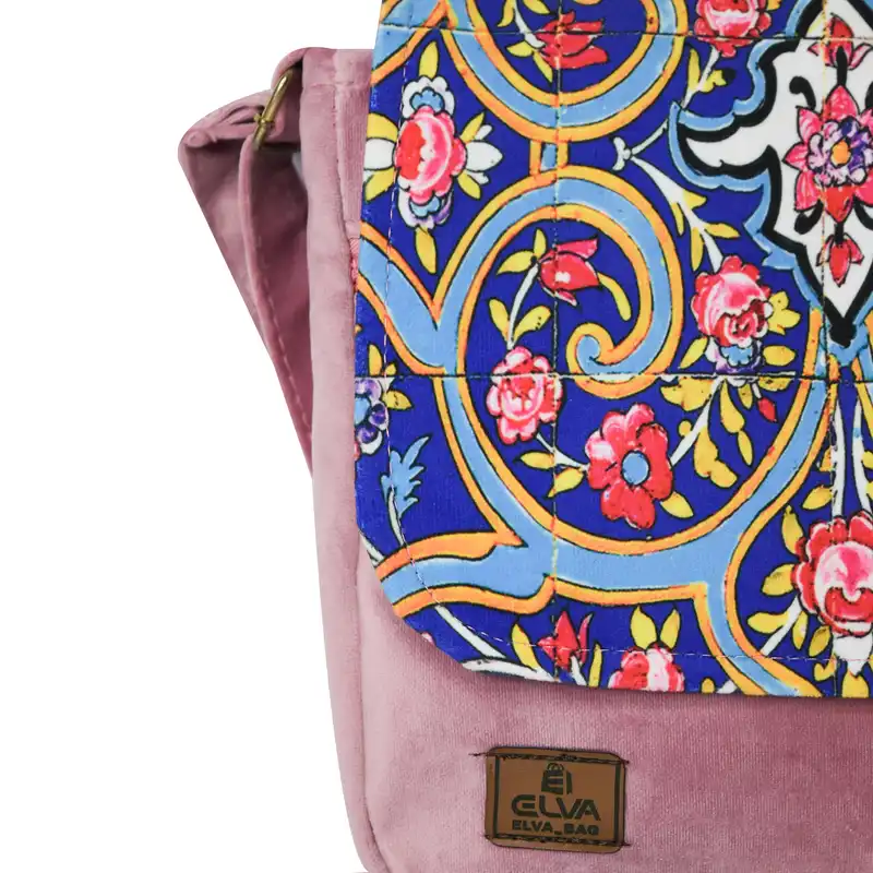 کیف رودوشی الوا طرح کاشی کد 1