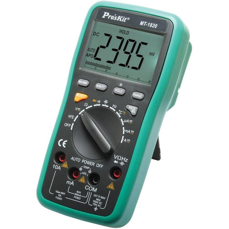 مولتی متر دیجیتال پروسکیت مدل MT-1820
