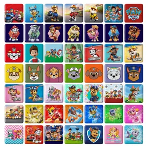 مگنت خندالو طرح سگهای نگهبان Paw Patrol مدل مربعی کد 114 مجموعه 49 عددی