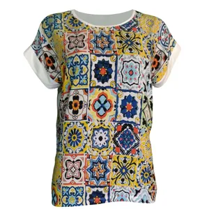 تی شرت آستین کوتاه زنانه مدل آلیش کد 1