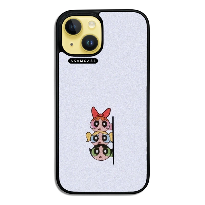 کاور آکام مدل AMCWA15-POWERPUFF GIRLS15 مناسب برای گوشی موبایل اپل iPhone 15