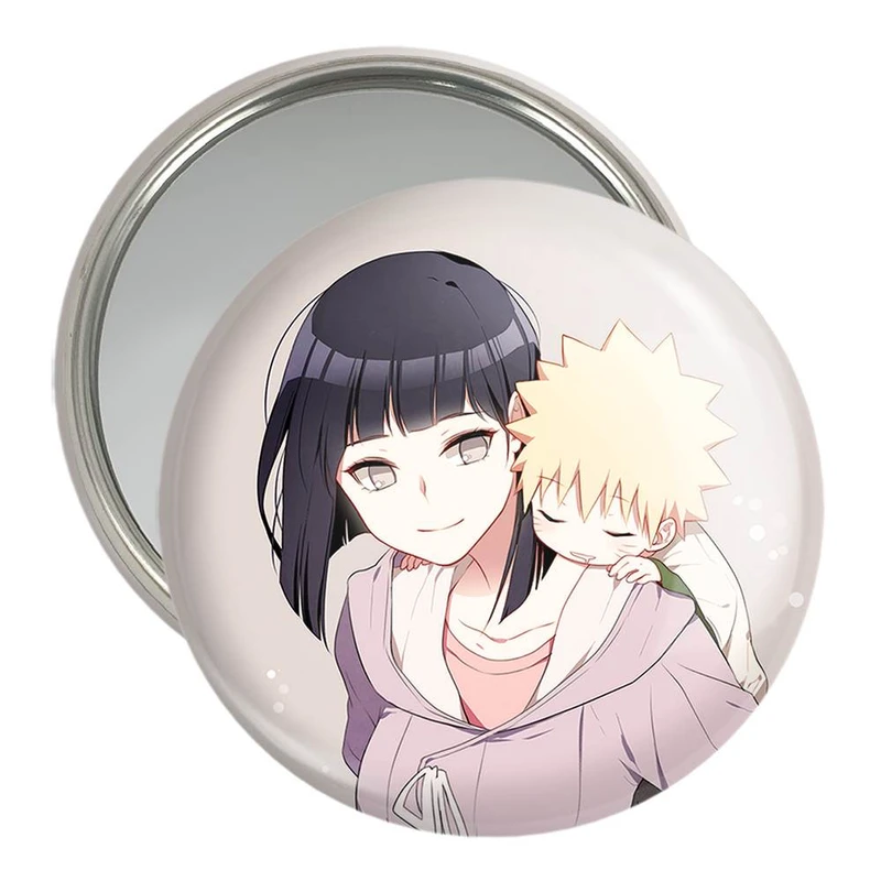 آینه جیبی خندالو مدل ناروتو و هیناتا انیمه بوروتو Boruto  کد 13126