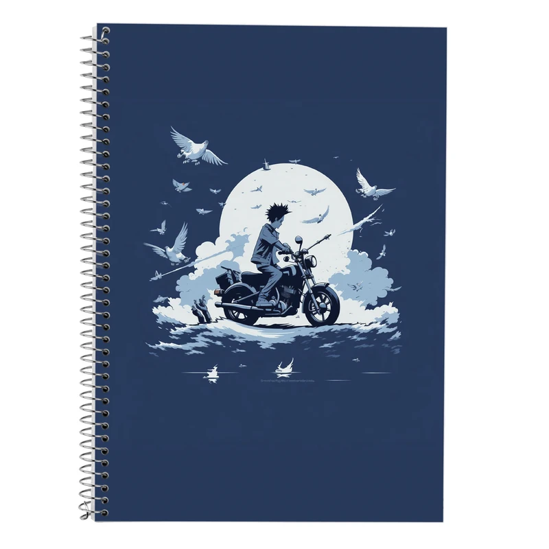 دفتر زبان 50 برگ مدوپد مدل سه خط طرح وان پیس One Piece کد DF11504