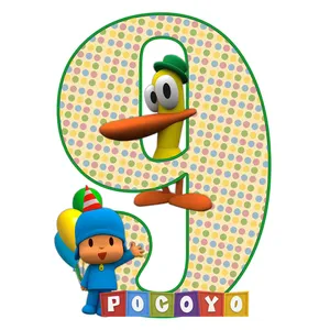 استند رومیزی مدل تولد عدد 9 طرح پوکویو کد 669