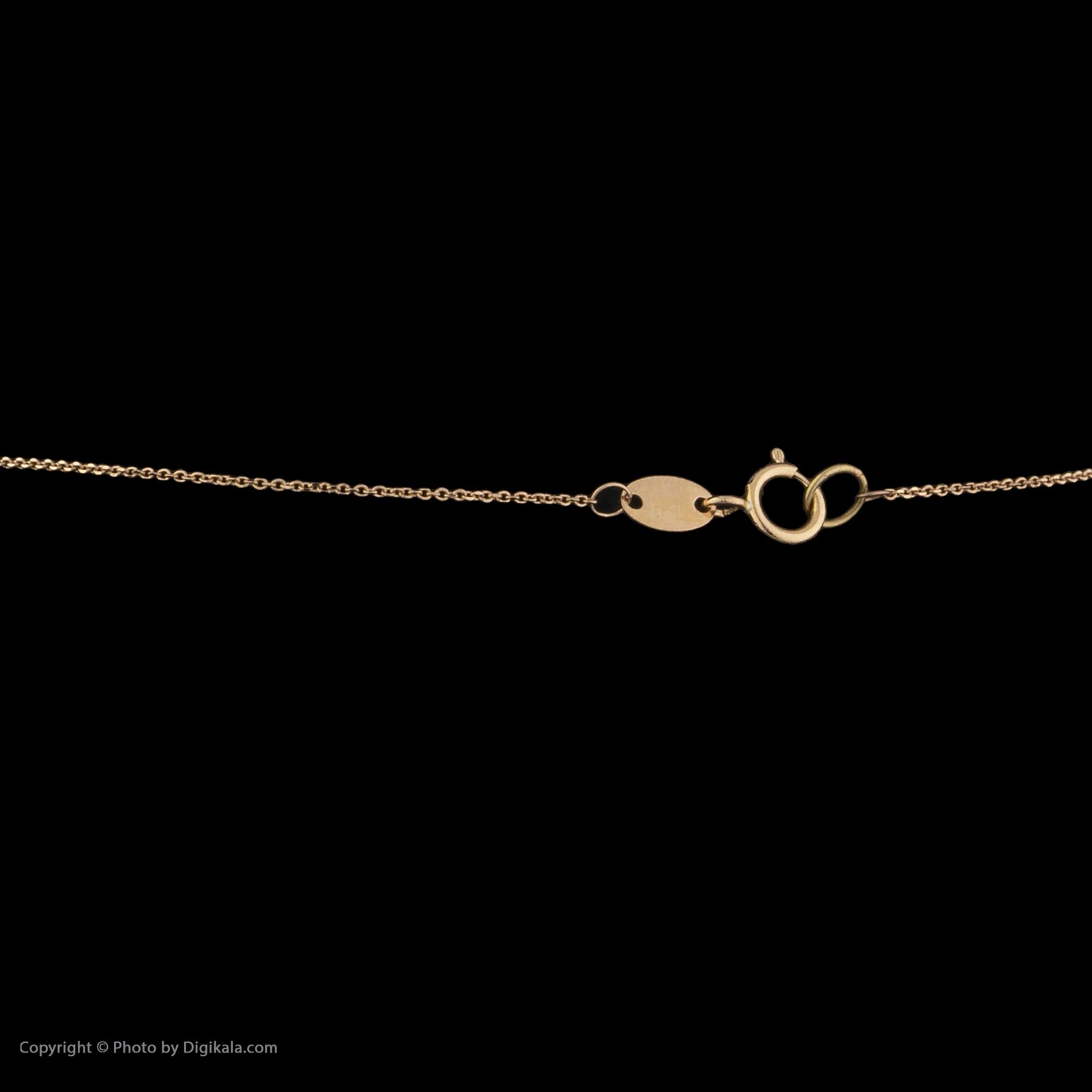 گردنبند طلا 18 عیار زنانه مایا ماهک مدل MM1802 طرح تو -  - 4