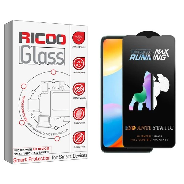 محافظ صفحه نمایش ریکو مدل RiC2 Running Max مناسب برای گوشی موبایل شیائومی  Redmi 12C