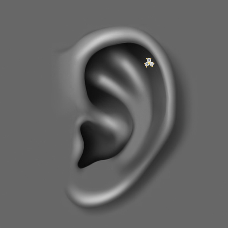پیرسینگ گوش زنانه اقلیمه مدل HS197