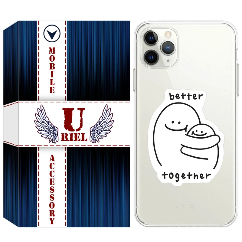 کاور یوریل مدل Clear کد 90 طرح Together مناسب برای گوشی موبایل اپل iPhone 11 Pro Max
