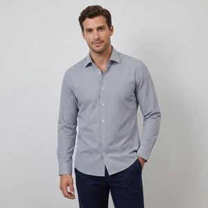 نقد و بررسی پیراهن آستین بلند یقه برگردان مردانه دیجی استایل اسنشیال مدل 1008 توسط خریداران