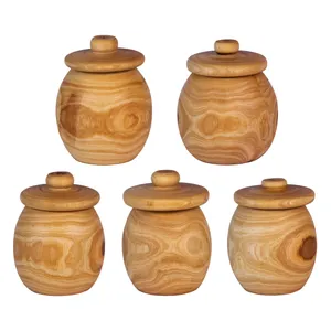 بانکه مدل چوبی کد B01 مجموعه 5 عددی