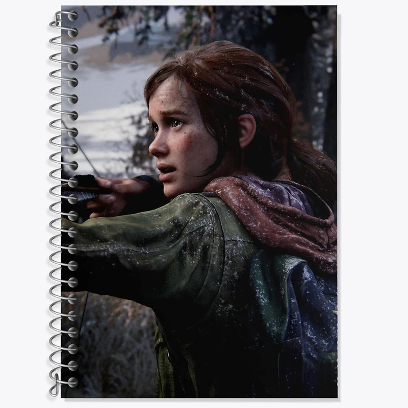 دفتر زبان 50 برگ خندالو مدل دو خط طرح بازی د لست آف آس The Last Of Us کد 30091
