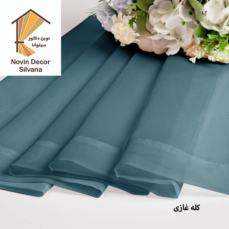 عکس شماره 13 : پرده نوین دکور سیلوانا مدل حریر ساده ny14 سایز 280x140 سانتی-متر
