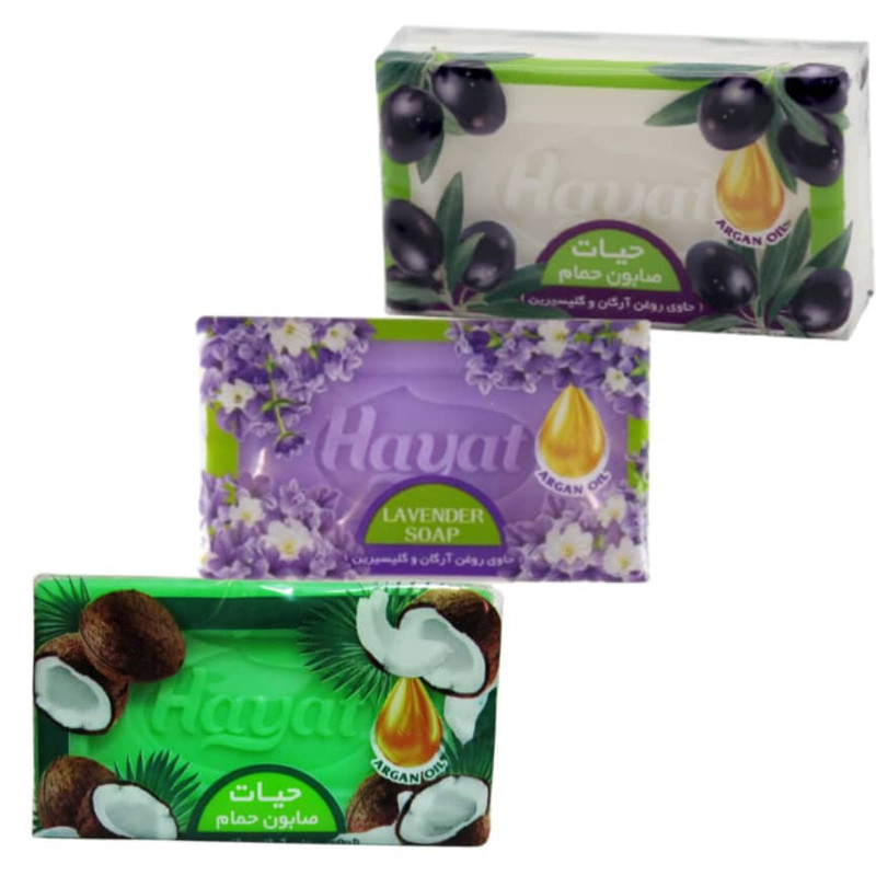 صابون شستشو حیات مدل 03 وزن 125 گرم بسته 3 عددی صابون شستشو حیات مدل 03 وزن 125 گرم بسته 3 عددی