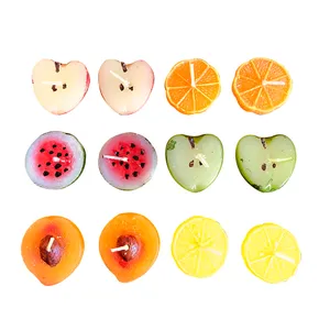 شمع مدل میوه مجموعه 12 عددی