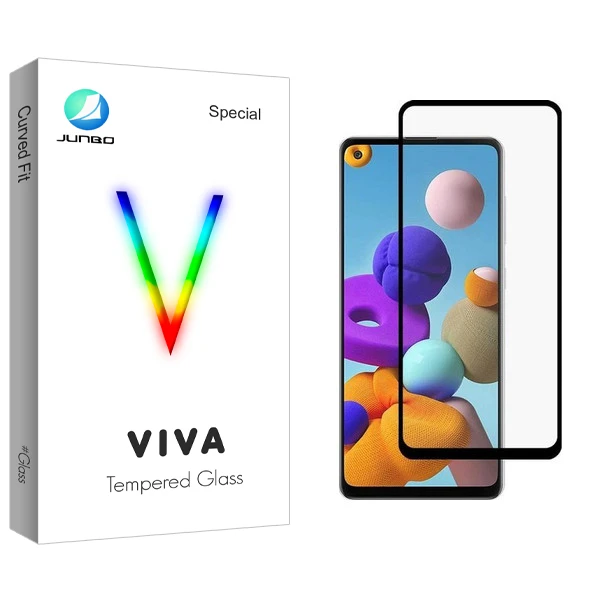 محافظ صفحه نمایش جانبو مدل Viva Glass مناسب برای گوشی موبایل سامسونگ Galaxy A21/A21S